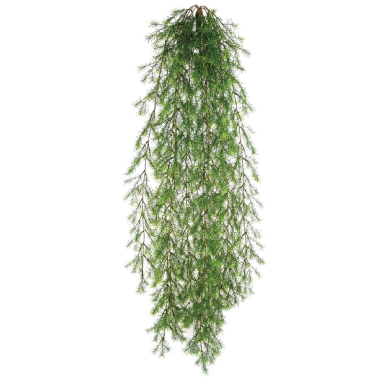 Set of 2: 46" Sprengeri Ivy Vine Bush with Realistic Fronds, UV Resistant, Indoor/Outdoor, Hanging Plants, Faux Greenery, Patio & Garden, Home & Office Decor